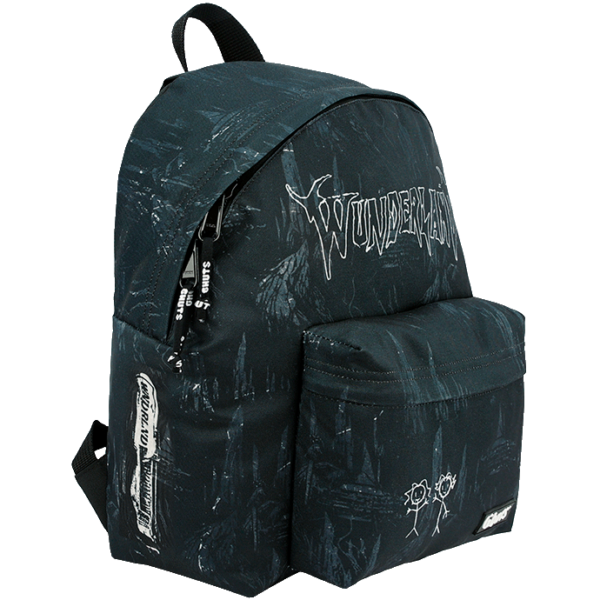 Mochila Clássica PC - Wunderland X Ghuts - Black and White - Image 2