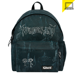 Mochila Clássica PC - Wunderland X Ghuts - Black and White