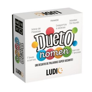 Jogo de Tabuleiro Dueto Nomen - Um Desafio de Palavras
