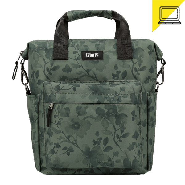 Mochila/Mala PC - Floral Green