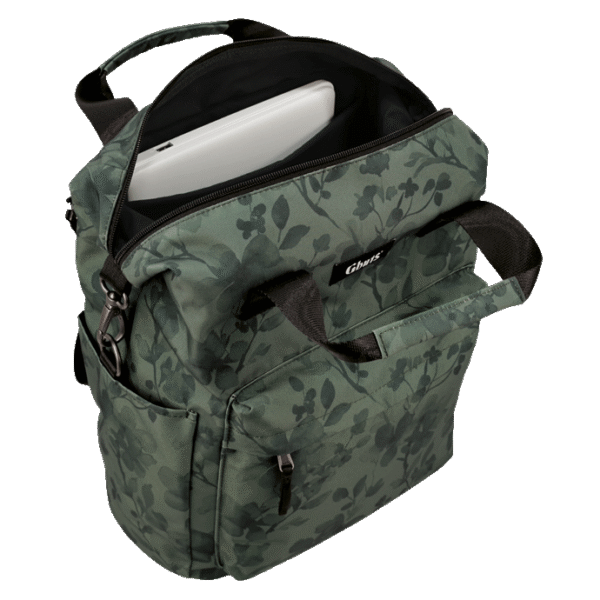 Mochila/Mala PC - Floral Green - Image 3