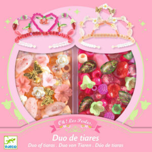 Kit para criar 2 Tiaras - Rosa