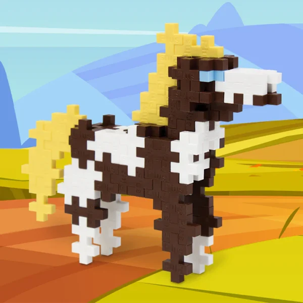 Blocos de Construção PLUS PLUS Cavalo (100 Peças) - Image 2