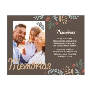 Moldura de Madeira "Memórias"