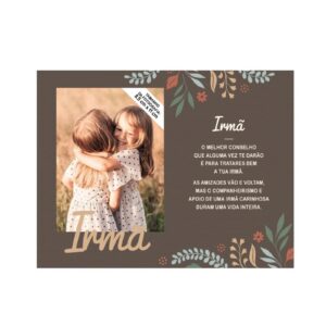 Moldura de Madeira "Irmã"