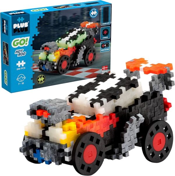 Blocos de Construção PLUS PLUS - Hot Rod (240 Peças)
