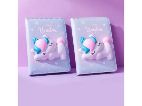 SQUISHY - Mini Caderno | Unicórnio