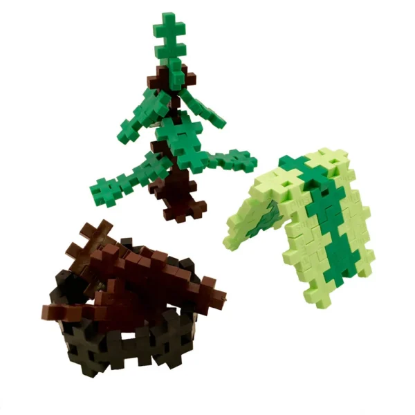 Blocos de Construção PLUS PLUS -Tons de verde/floresta (100 Peças) - Image 2