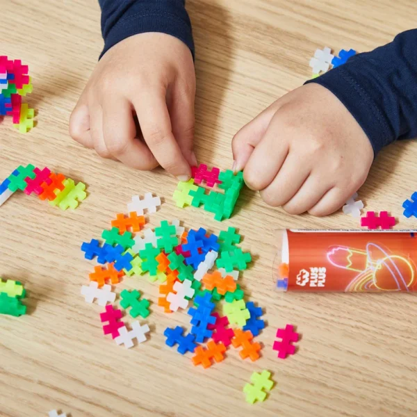 Blocos de Construção PLUS PLUS - Cores Néon (100 Peças) - Image 2