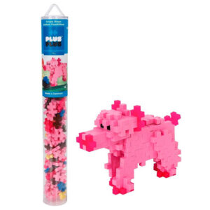 Blocos de Construção PLUS PLUS - Porco (100 Peças)