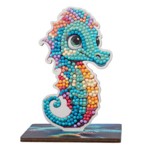 Kit de Pintura com Diamantes - Cavalo Marinho
